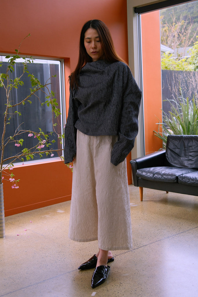Hoshihara Top | Chijimi Black