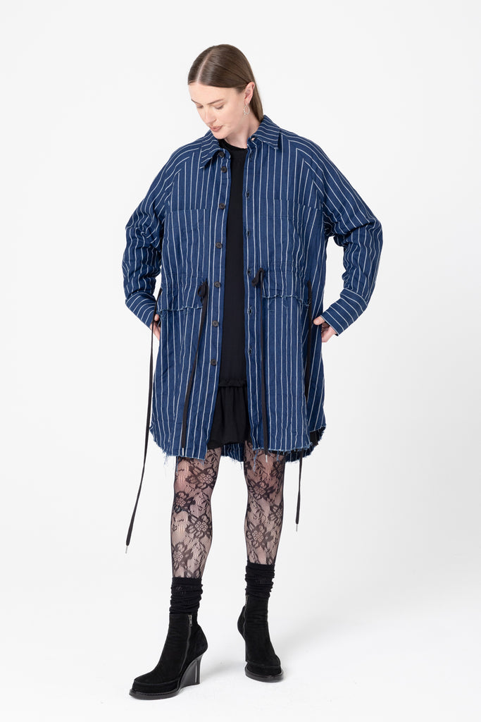 Facts Shirtdress | Denim Stripe - Company Store