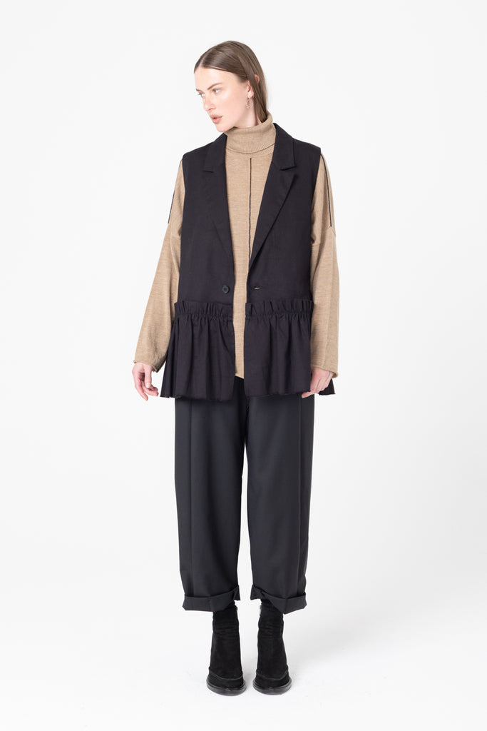 Intergrate Vest | Black Twill - Company Store