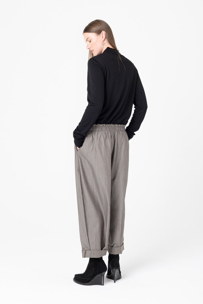Calibrate Pant | Tan Stripe - Company Store