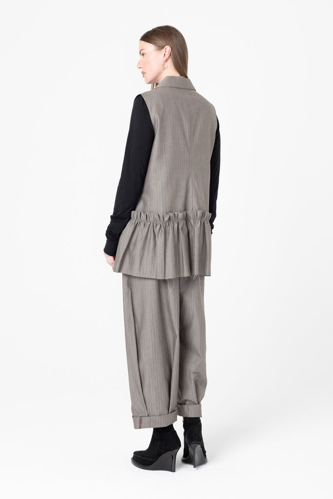 Integrate Vest | Tan Stripe - Company Store
