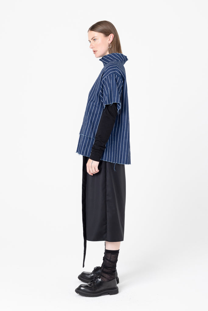 Fax Tee | Denim Stripe - Company Store
