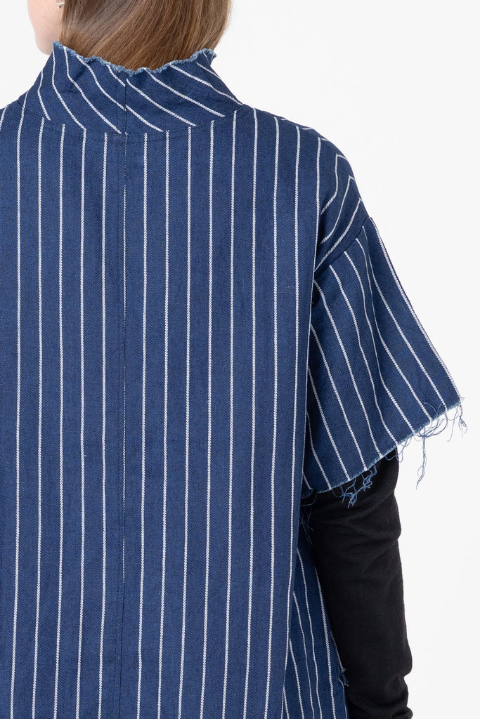 Fax Tee | Denim Stripe - Company Store