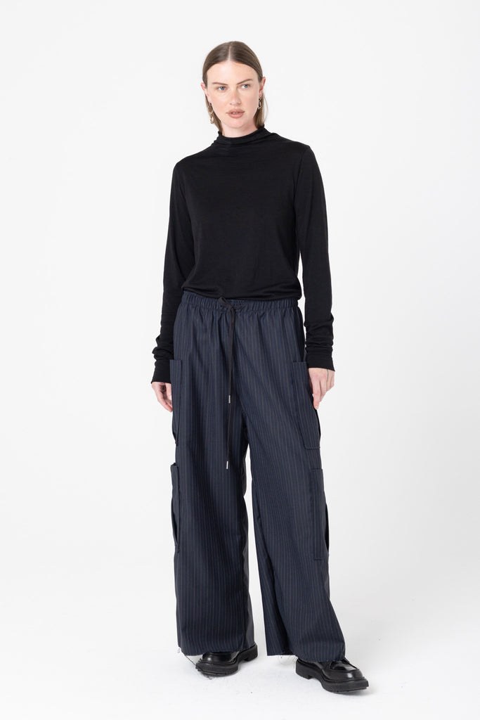 Boredroom Trackie | Charcoal Stripe - Company Store