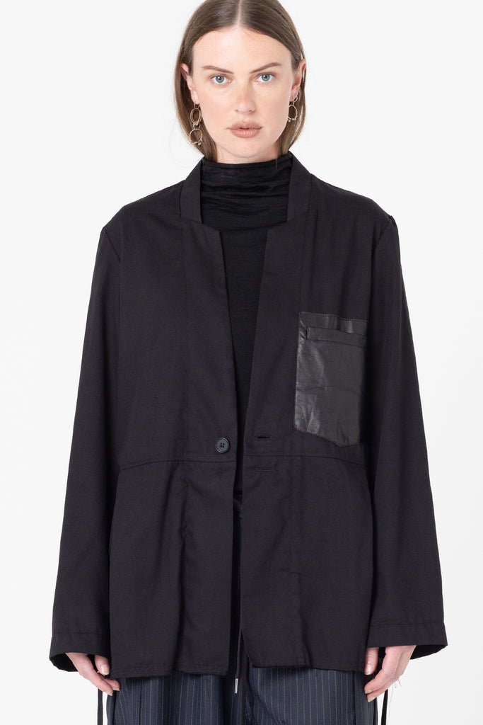 Hotel Jacket | Black Twill - Company Store