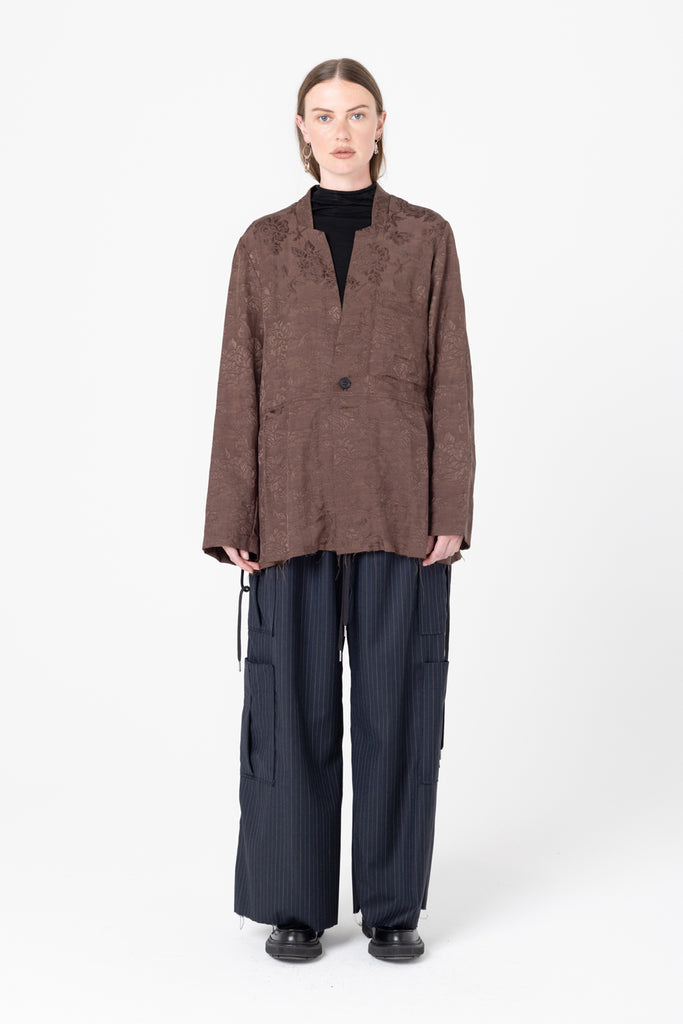 Hotel Jacket | Cacao Jacquard - Company Store
