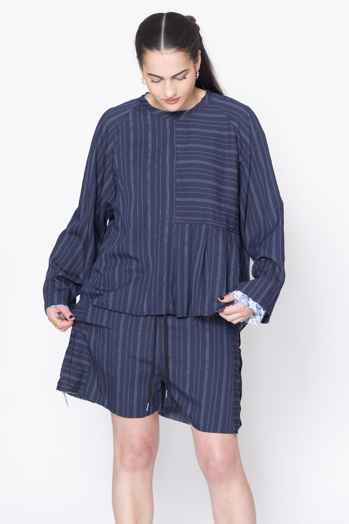 Sting Sweater | Navy Stripe