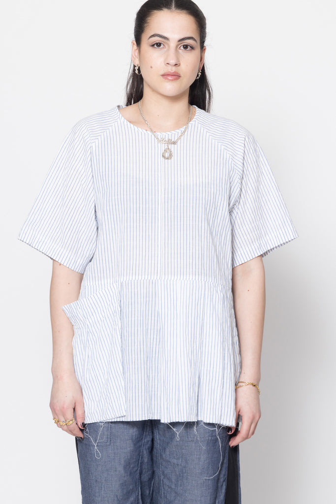 Panic Tee | White Stripe