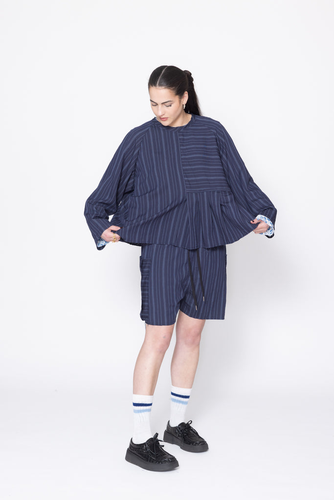 Sting Sweater | Navy Stripe