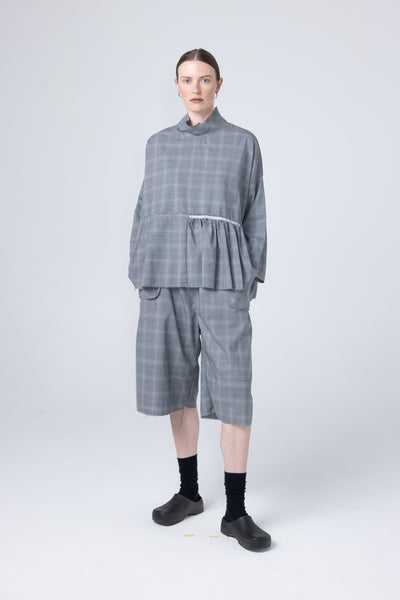 Something Sweater | Slate Plaid
