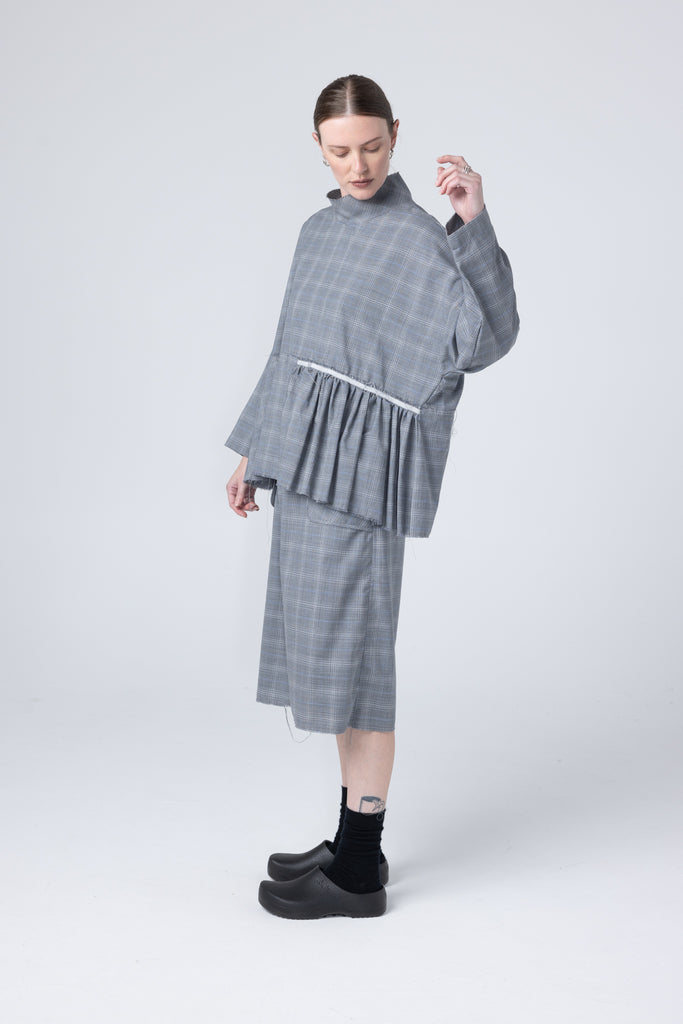 Something Sweater | Slate Plaid