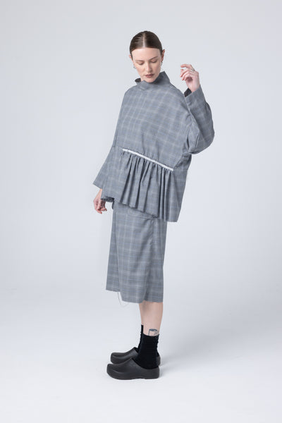 Something Sweater | Slate Plaid