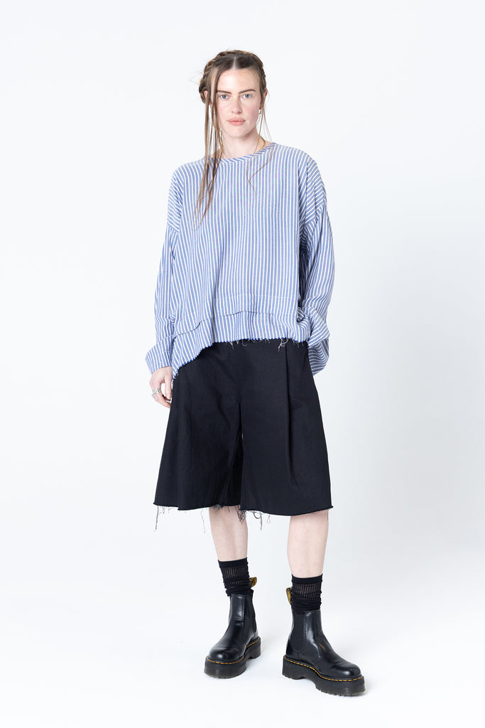 Scratch Sweater | Blue Stripe