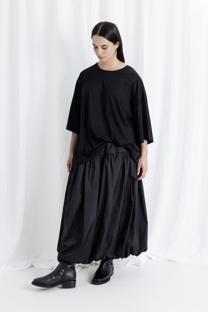 Cocoon Skirt | Black