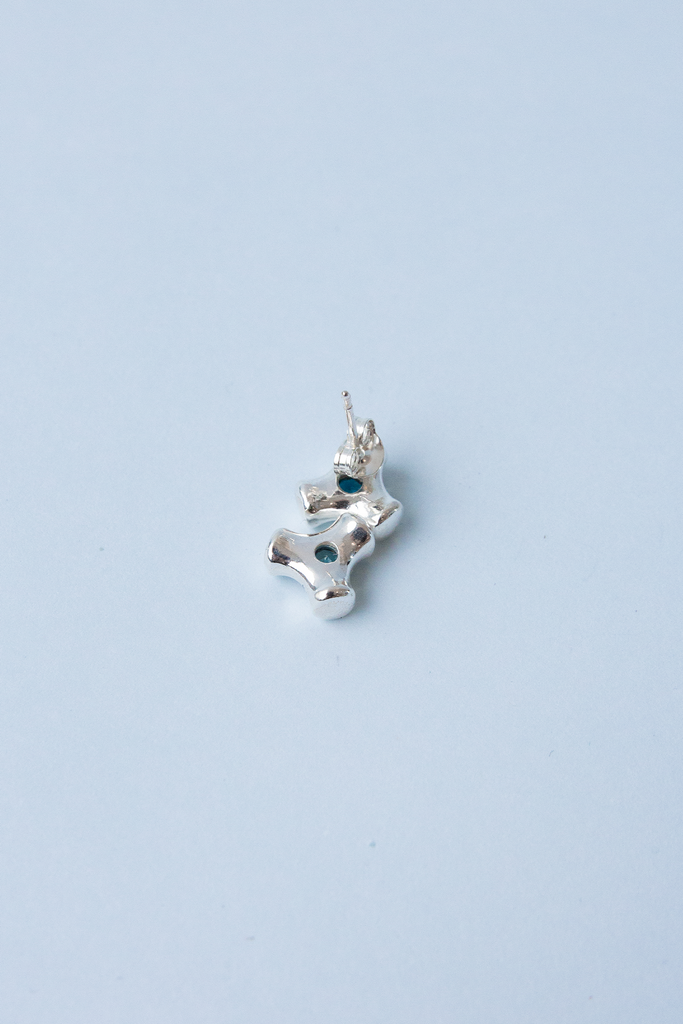 Double Knuckle Stud | London Topaz