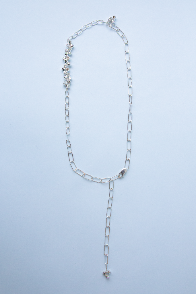 Higham Necklace | Blue Topaz/Smoky Quartz