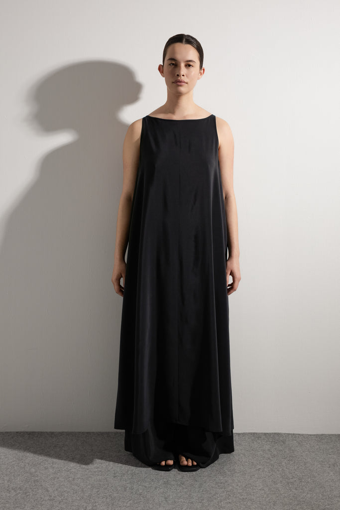 Shift Dress | Black Silk CDC