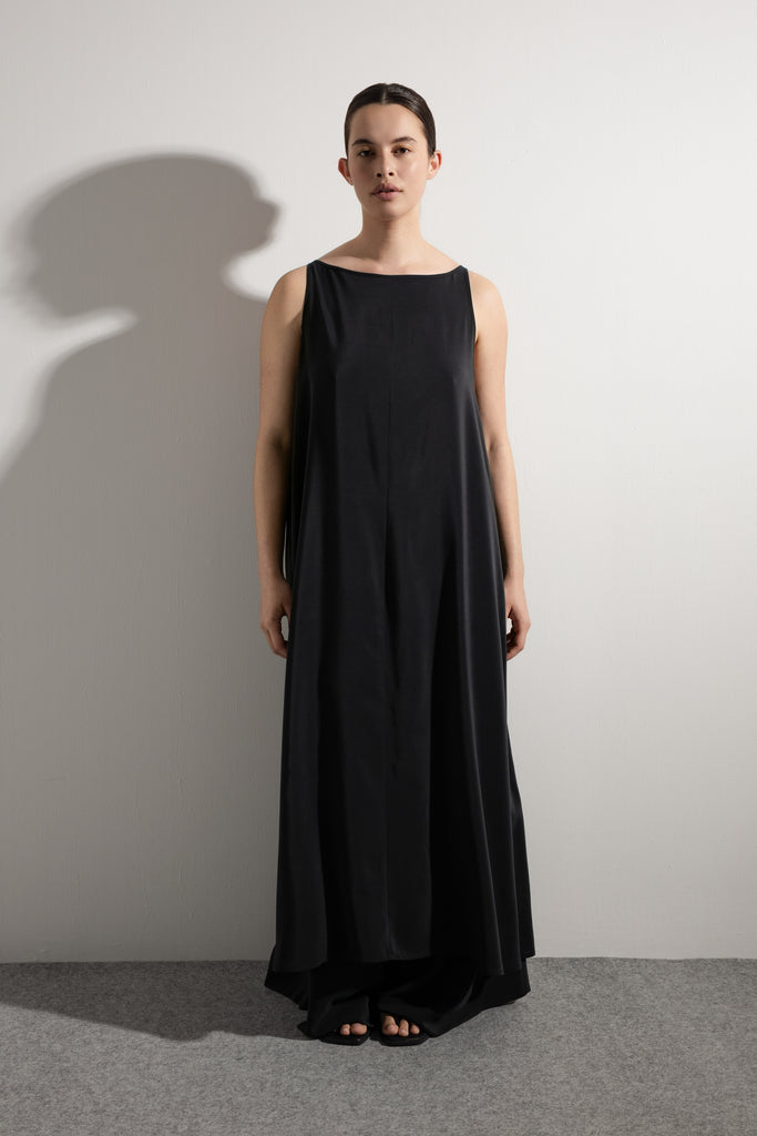 Shift Dress | Black Silk CDC