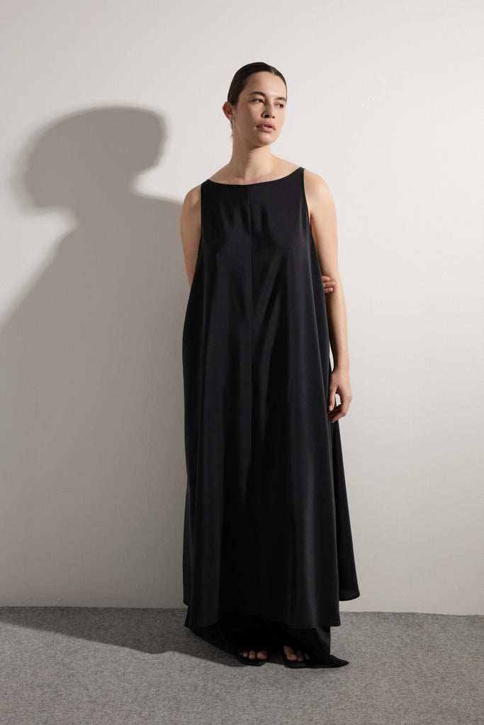 Shift Dress | Black Silk CDC