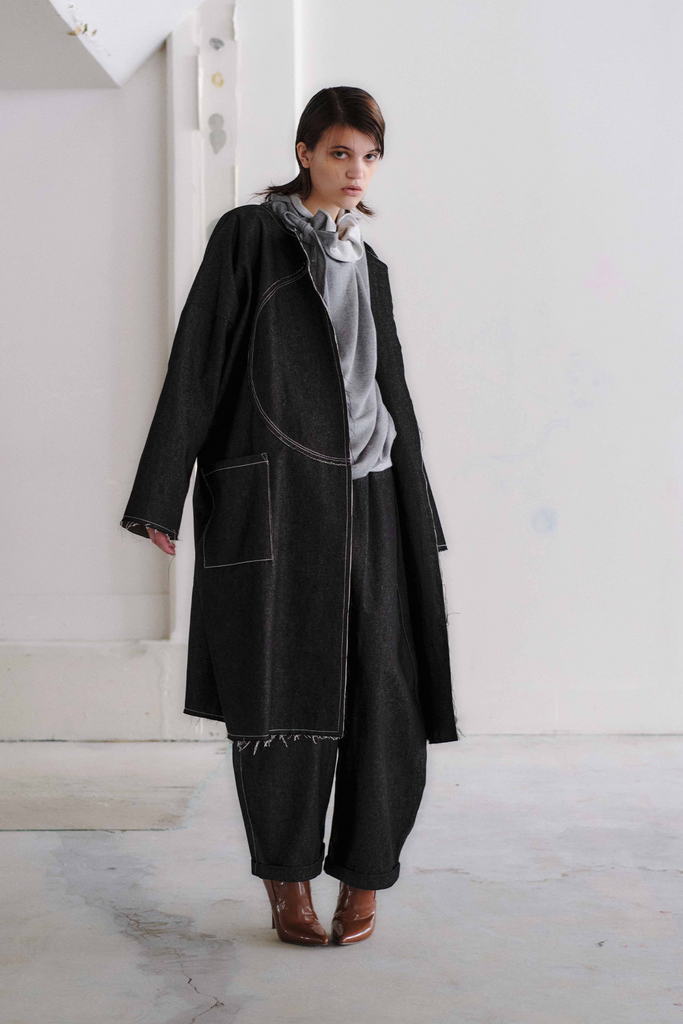 Kaguya Cropped Pants | Black