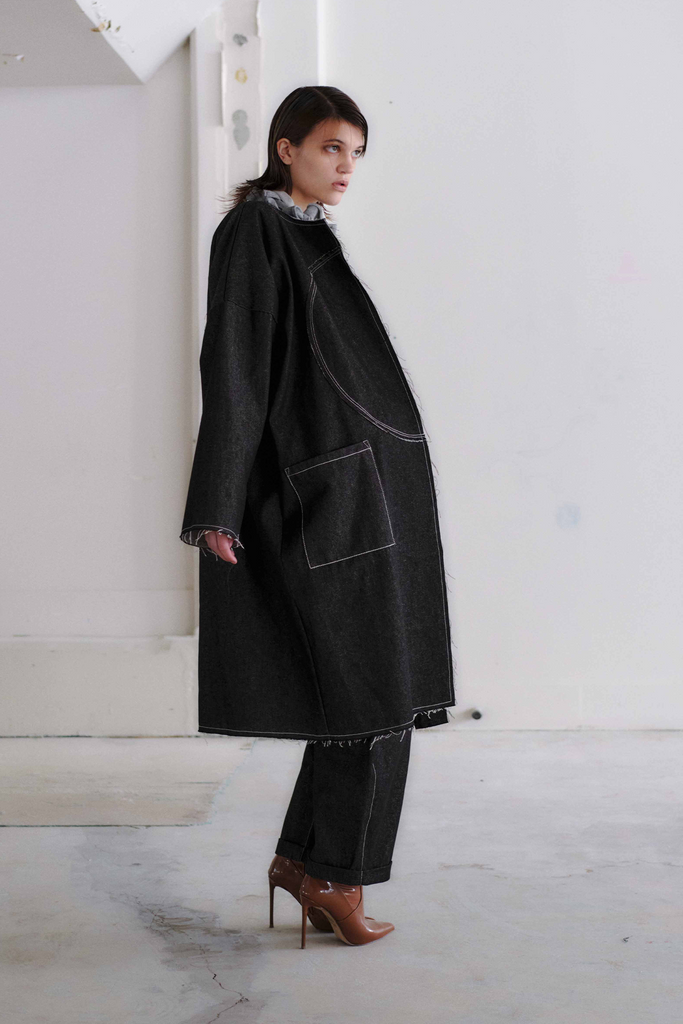 Kaguya Cropped Pants | Black