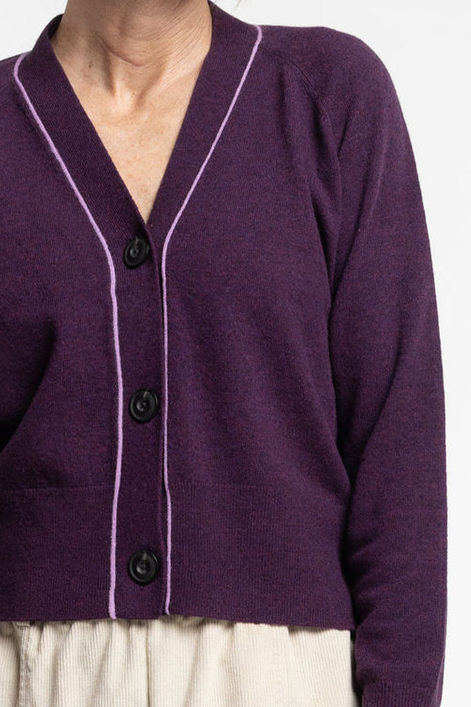 Twizel Cardigan | Plum/Lilac - Company Store