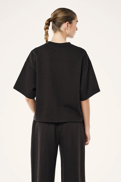 Printemps Waffle Crop Tee | Licorice