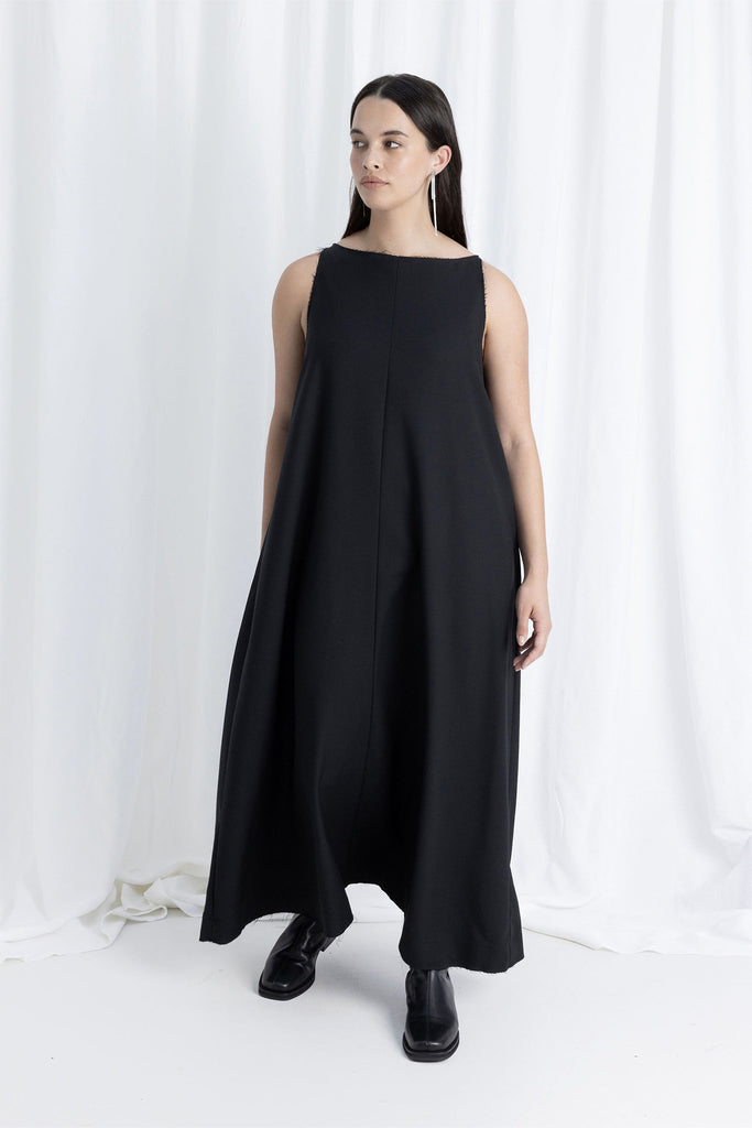 Raw Edge Shift | Black