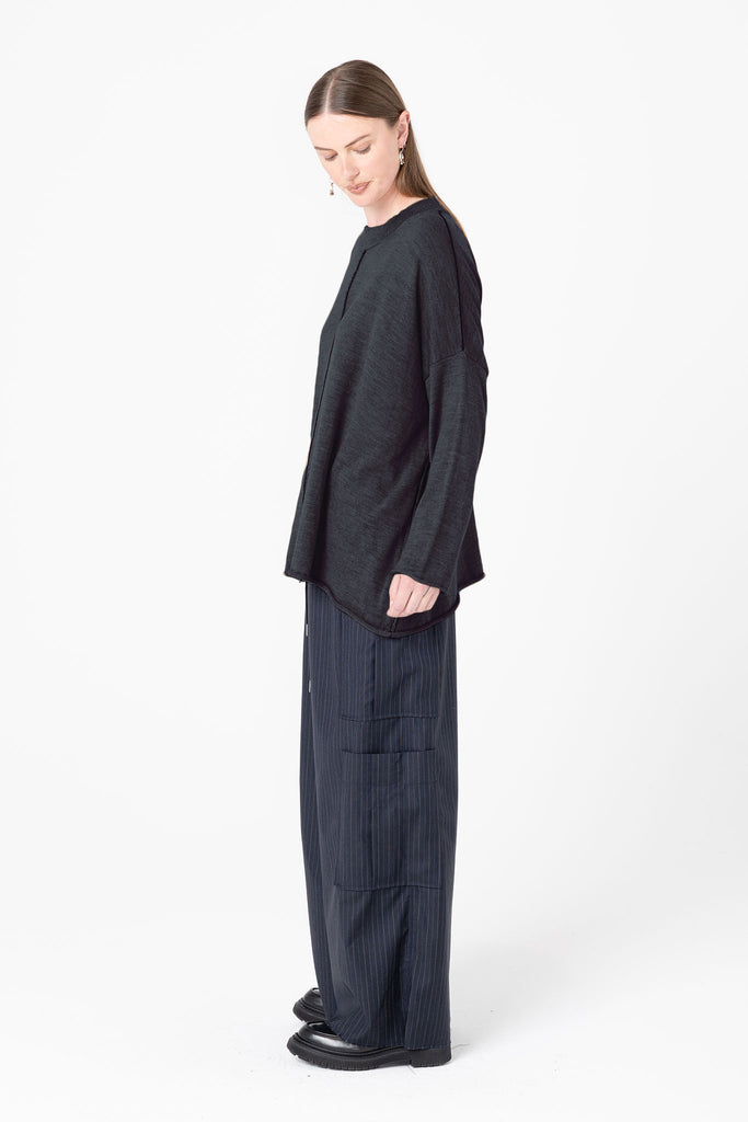 Fine Line Crew | Charcoal