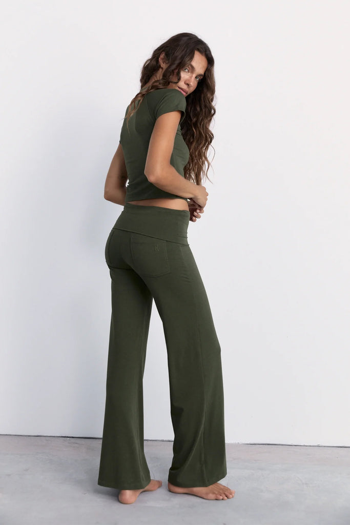 Full Length Yin Flare | Khaki