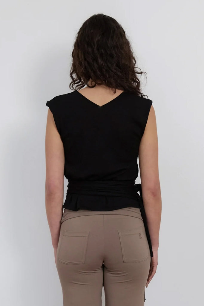 Lightweight Merino Knit Wrap | Black