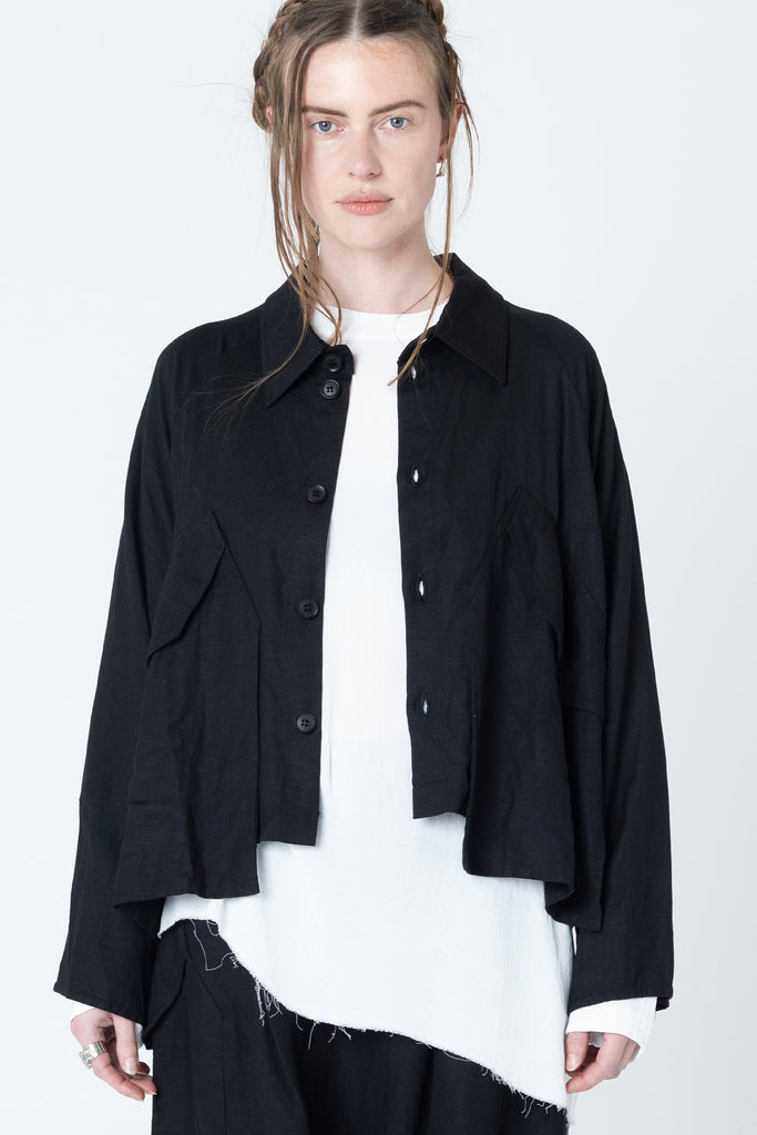 Poised Shirt Jacket | Black - Company Store