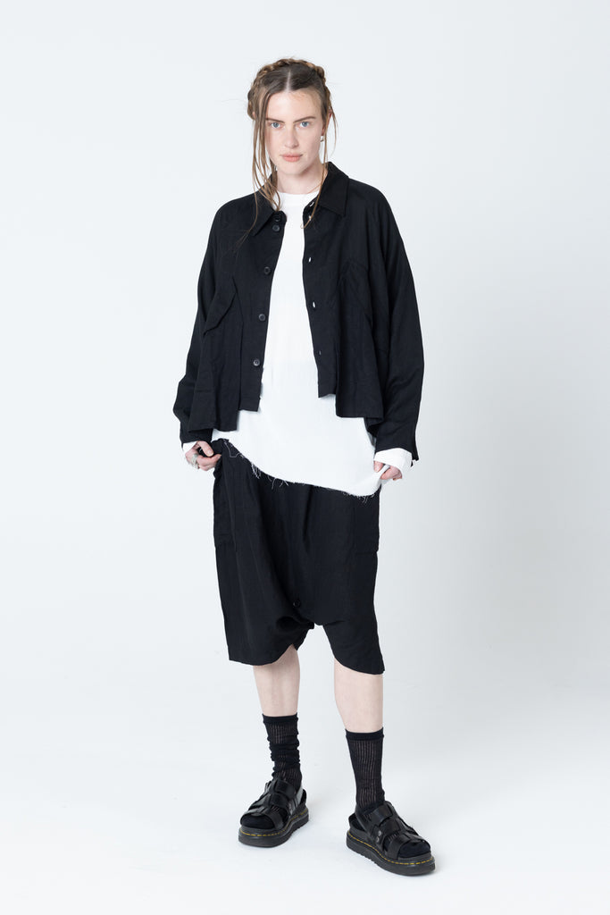 Poised Shirt Jacket | Black - Company Store