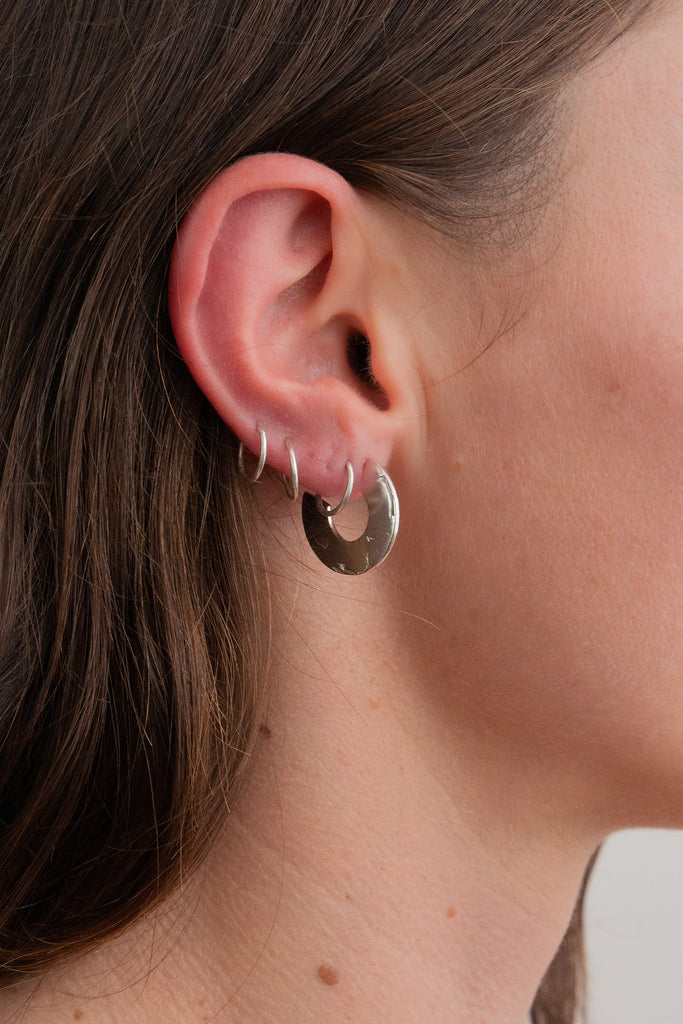 River Hoops | Silver