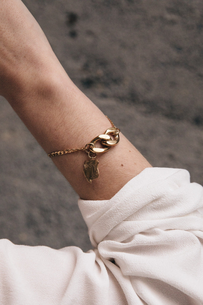 Link Bracelet- Silver / Gold Dip - Company Store