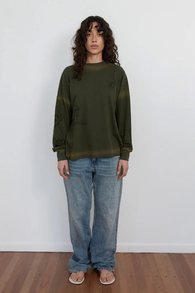 Cupid Long Sleeve Top | Khaki
