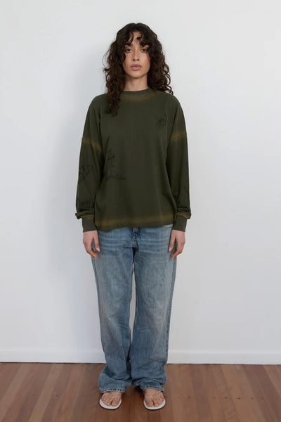 Cupid Long Sleeve Top | Khaki