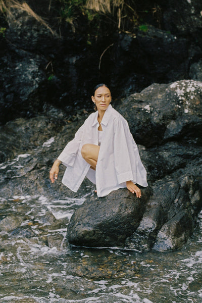 Origin Shirt | White Cotton