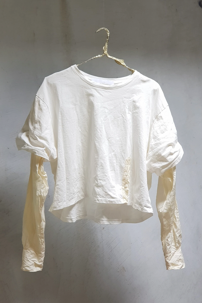 Knot Crop T-Shirt PNG