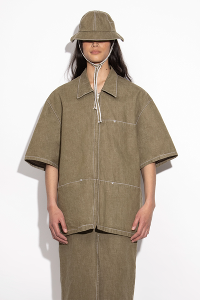 Flatliner Shacket | Khaki