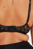 The Balconette Bra | Black