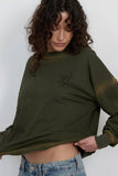 Cupid Long Sleeve Top | Khaki