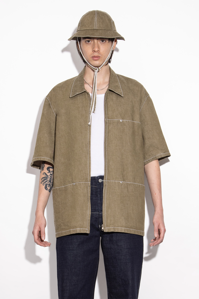 Flatliner Shacket | Khaki