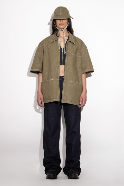 Flatliner Shacket | Khaki