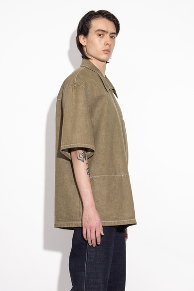 Flatliner Shacket | Khaki