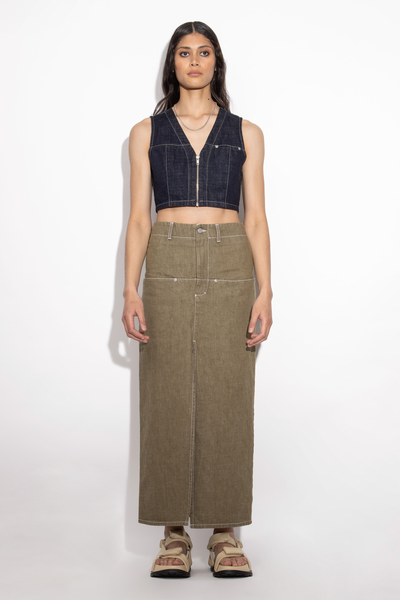 Flatliner Maxi Skirt | Khaki