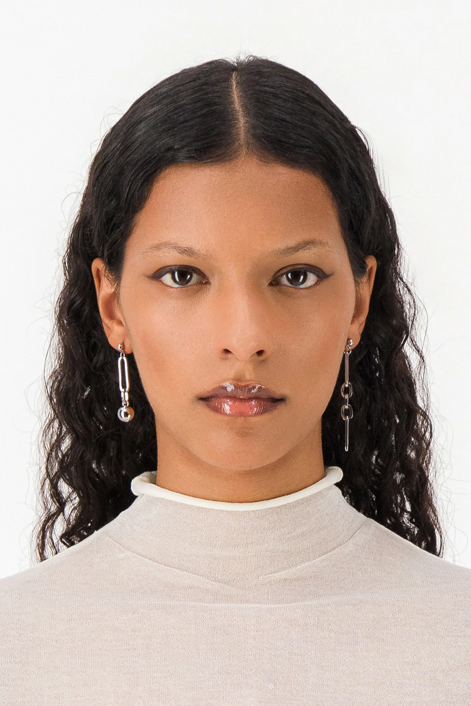 Ali Earrings | Palladium