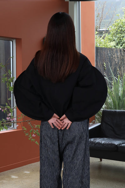 Ranman Top | Bumpy Black