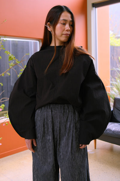 Ranman Top | Bumpy Black