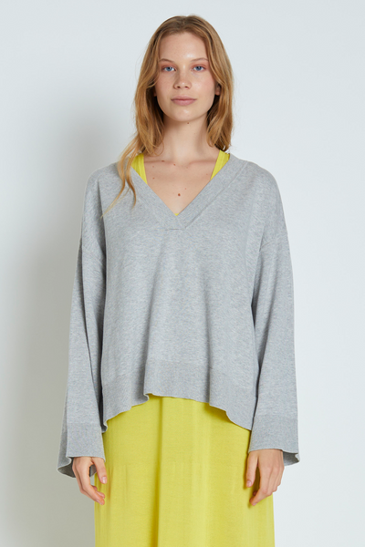 Bobby Sweater | Grey Marl